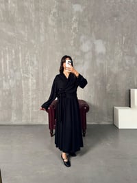 Vera Siyah Bağlamalı Bluz Etek Modal TakımGausTAKIM GU00903938