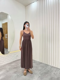 Kahve Askısı Ayarlanabilir Moda Kumaş Tulum Gaus00331GausTULUMGU1001767