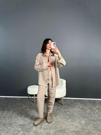 Eka Kahve  Premium Keten İkili TakımGausTAKIMGU007095