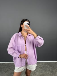 Lope Lila Premium Salaş Gömlek GausGÖMLEKGU008241