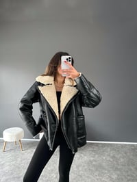 REE Siyah İçi Kürklü Mont GausMONTGU002508