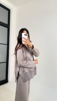 Vizon Kapüşonlu Hırka Beli Lastikli Pantolon İkili Premium Takım GAUS-0075GAUSTAKIMGAUS-0075