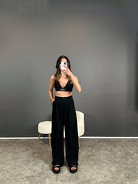 Tensel Siyah Palazzo PantolonGausPANTOLONGU004668