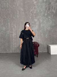 Barle Siyah Astarlı Pinterest Kırışık EtekGausETEKGU100848