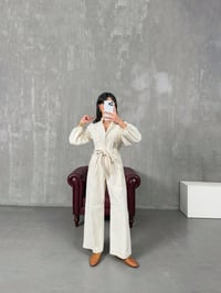 Belami Ekru Kuşaklı Gabardin TulumGausTULUMGU100407