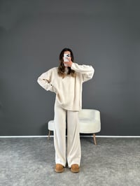 Ekru Pinterest Triko TakımGausTAKIMGU002815