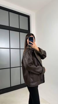 Haki İçi Kürk Detaylı Cepli Süet Mont GAUS-00631GAUSMONTGAUS-00631