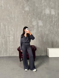 Galew Antrasit Oys Modal Kumaş TakımGausTAKIMGU00904004