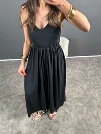 Valona Premium Siyah Modal Kumaş TulumGausTULUMGU004768