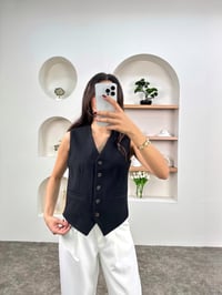 Velas Siyah Kaşe YelekGausYELEKGU00903480