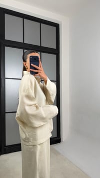 Taş Gömlek Beli Lastikli Pantolon Premium Tencel Kumaş Takım GAUS-01525GAUSSuitsGAUS-01525