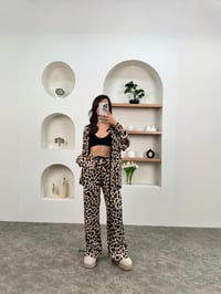 Lavi Bej Leopar Saten Bağlamalı TakımGausTAKIMGU00903573