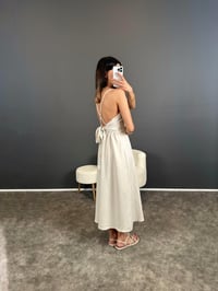 Bong Taş Sırt Bağlamalı Elbise GausELBİSEGU004670