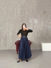 Jolena Lacivert Astarlı Vual Kumaş EtekGausETEKGU100355