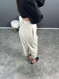 Keten Paçası Düğmeli Pantolon GausPANTOLONGU007959