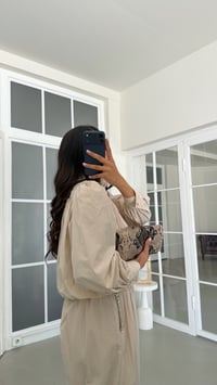 Taş Taş Detaylı Astarlı Ceket Beli Lastikli Pantolon İkili Paraşüt Kumaş Takım GAUS-02087GAUSTAKIMGAUS-02087
