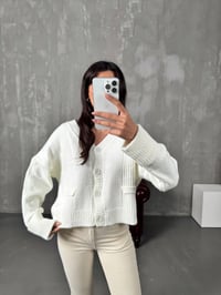 Doloris Ekru Düğmeli HırkaGausHIRKAGU00904099