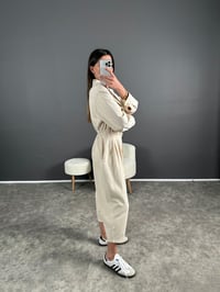 Elina Gabardin Kemer Detaylı Tulum GausTULUMGU004581