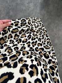  Leopar Desenli Boyundan Bağlama Detaylı ElbiseGausELBİSEGU008798