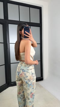 Taş Zımba Detaylı Beli Lastikli Premium Crop GAUS-01488GAUSCROPGAUS-01488