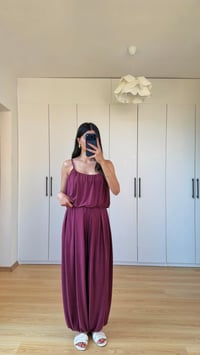 Mürdüm OYS Model Crop Üst Pantolon İkili Modal Kumaş Takım GAUS-01602GAUSTAKIMGAUS-01602