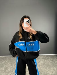 Carter Mavi Blok Renkli Fermuarlı Sweatshirt İkili Takım GausTAKIMGU004113