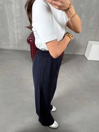 Lones Lacivert Kemer Detaylı PantolonGausPANTOLONGU100222