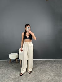 Andy Ekru Tensel Beli Lastikli Pantolon GausPANTOLONGU007256