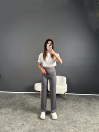 Oysh Baskılı Füme Fitilli PantolonGausPANTOLONGU004277