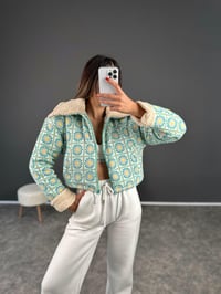 Çiçekli İçi Kürklü MontGausMONTGU002444