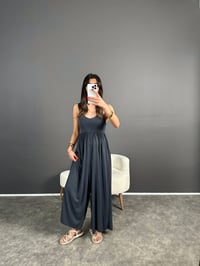 Valona Premium Antrasit Modal Kumaş TulumGausTULUMGU004770