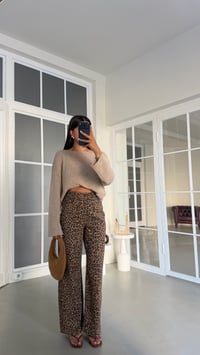 Leopar Leopar Desenli Jean GAUS-02069GAUSDenim PantsGAUS-02069