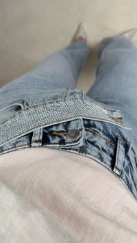 Mavi Taş Kemer Detaylı Premium Jean GAUS-01299GAUSDenim PantsGAUS-01299