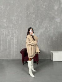 Raven Taş ORJ MD Etiketli Astarlı Atkı Detaylı TrençkotGausKABANGU100447