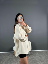 Oversize Gabardin Gömlek GausGÖMLEKGU004710