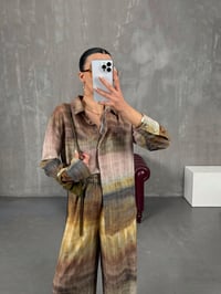 Lace Çok Renkli Gömlek Pantolon İnce TakımGausTAKIMGU100807