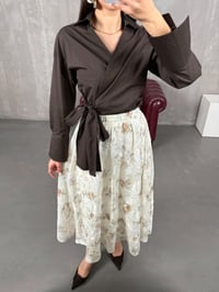 Dali Çok Renkli Desenli Astarlı Tasarım EtekGausETEKGU100920