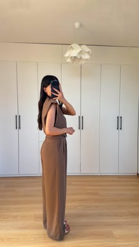 Kahve Gold Düğmeli Ceket Pantolon İkili Takım GAUS-01573GAUSTAKIMGAUS-01573