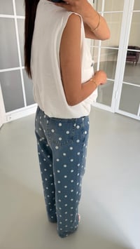 Mavi Puantiye Desenli Jean GAUS-01690GAUSDenim PantsGAUS-01690