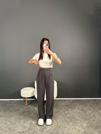 Riona Antrasit Cırt Bantlı PantolonGausPANTOLONGU007222