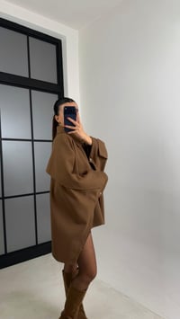 Kahve Yarasa Kol Fermuarlı Panço GAUS-00766GAUSPançoGAUS-00766