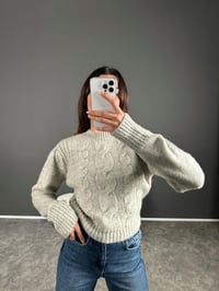 Aliska Gri Örme KazakGausKAZAKGU004066