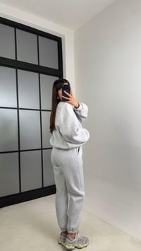 Gri 3 İplik Şardonlu ZR Model Sweatshirt Eşofman Takım GAUS-00809GAUSTAKIMGAUS-00809