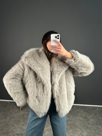 ZR Muadil  Açık Gri Viral KürkGausMONTGU002605