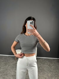 Oys Siyah Çizgili Corp TshirtGausTSHIRTGU004533