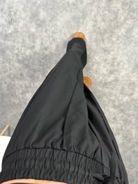 Minaj Siyah Beli Lastikli Çımalı Pantolon GausPANTOLONGU002436