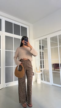 Leopar Leopar Desenli Jean GAUS-02069GAUSDenim PantsGAUS-02069