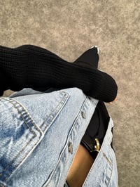 RC Triko ve Denim Karışımlı Tasarım Kot CeketGausCEKETGU008987