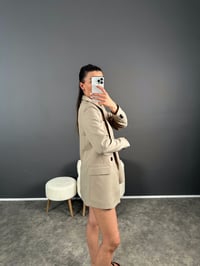 Premium Bej Astarlı Blazer Ceket GausCEKETGU007286