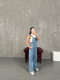 Mavi Salopet Denim Tulum Gaus00019GausTULUMGU1001030